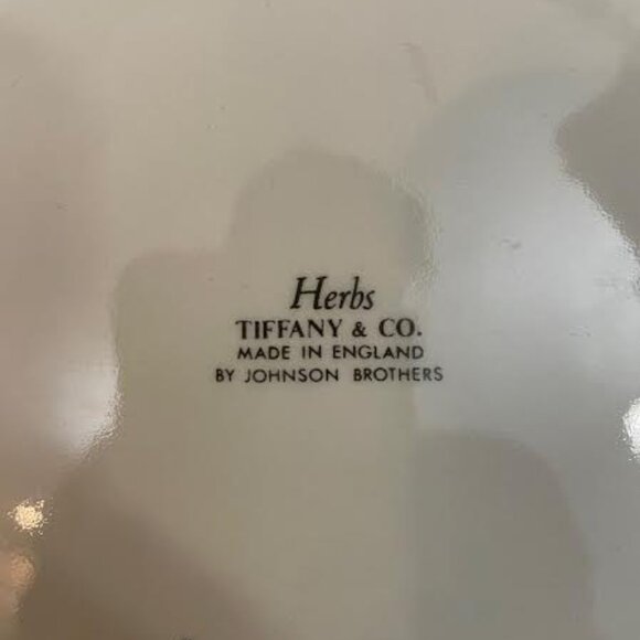 Tiffany & Company Herbs Collection Serving Bowl. 12' inch Serveware  Johnson Bro - Picture 5 of 10